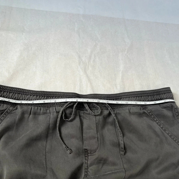 Calvin Klein Grey Trousers Pants Joggers High Elastic Waist Size L Wide Legs - Picture 4 of 11